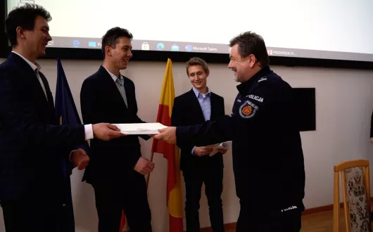 Studenci kierunku studiów IBP na seminarium w Komendzie Stołecznej Policji