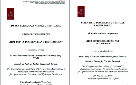 HOT TOPICS IN SCIENCE AND TECHNOLOGY