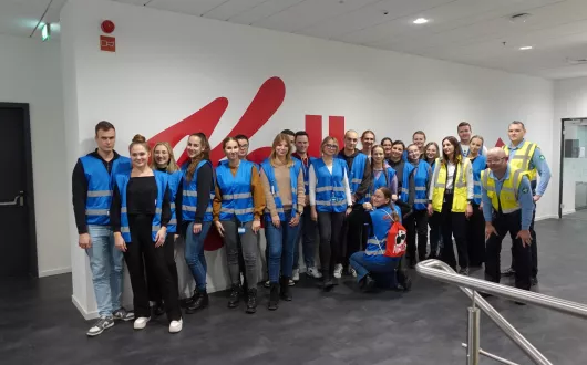 wizyta w zakłądach Kellog's