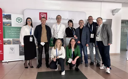 Studenci kierunku studiów Inżynieria Bezpieczeństwa Pracy na konferencji BHP we Wrocławiu