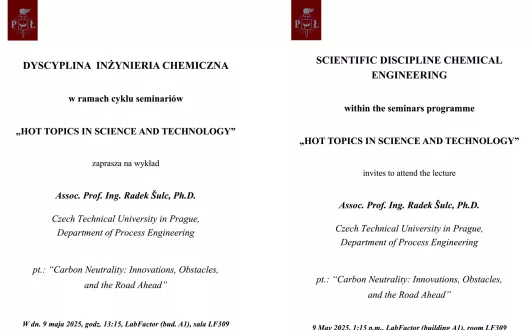 HTiST Prof. Radek Šulc