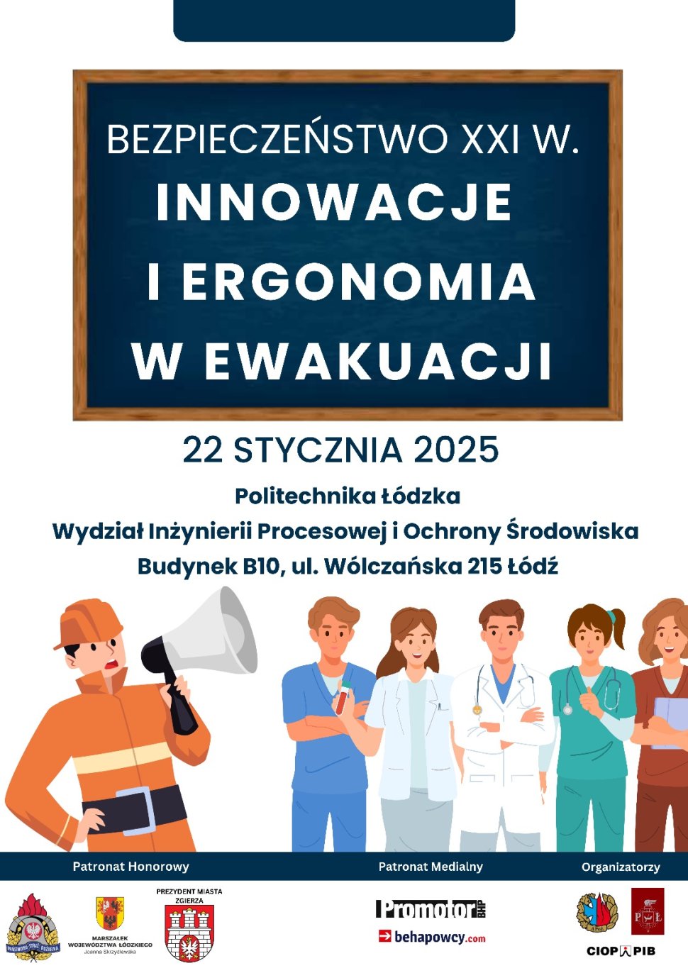 Konferencja  „Bezpieczeństwo XXI w. – innowacje i ergonomia w ewakuacji