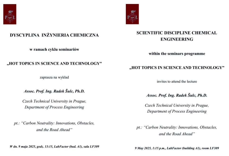HTiST Prof. Radek Šulc