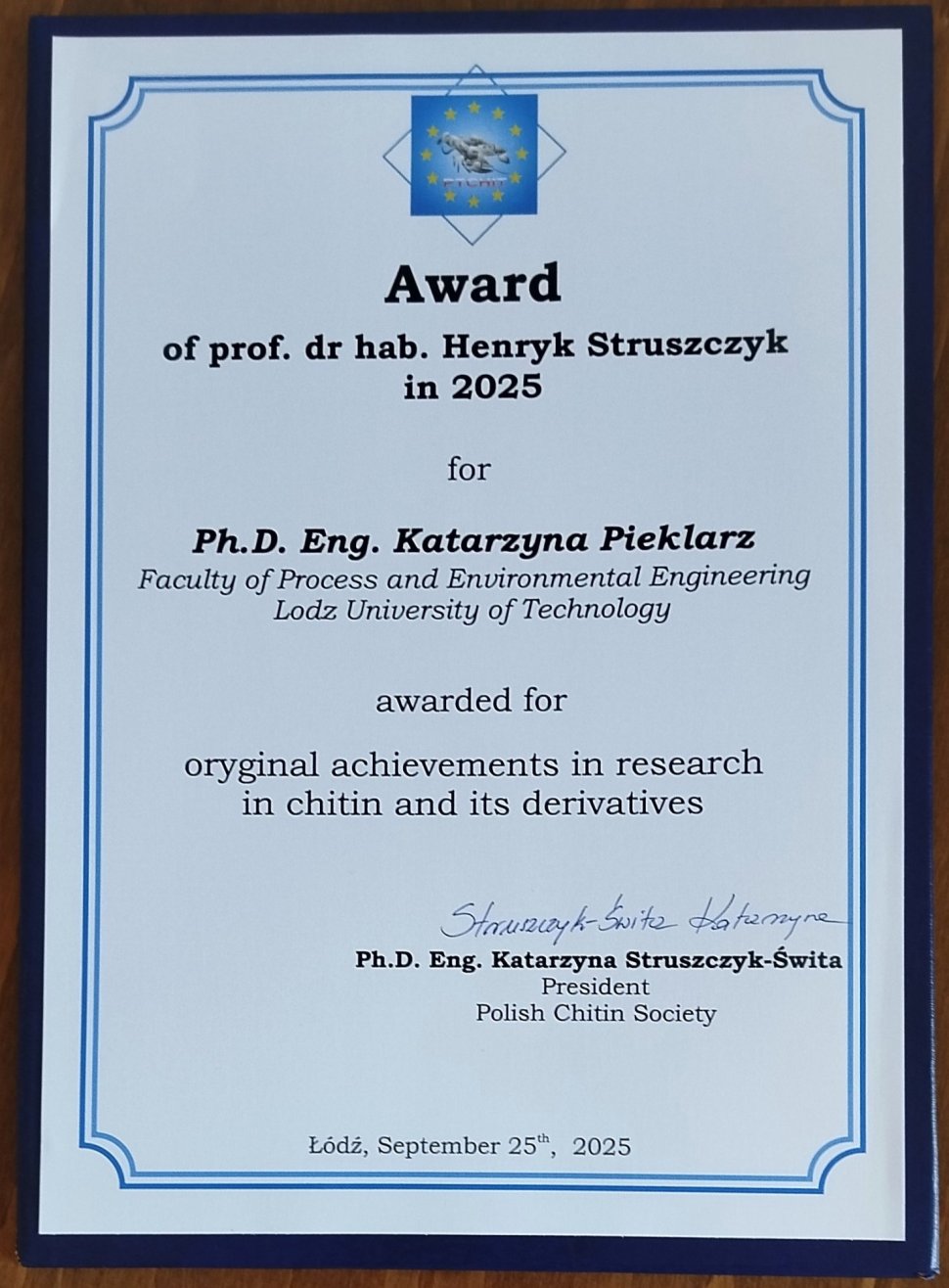 Nagroda im. Prof. Henryka Struszczyka 1