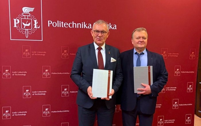 Prof. Krzysztof Jóźwik, rektor #PŁ i prof. Sukhyi Kostiantyn