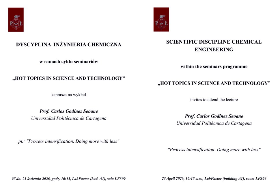 Hot topics in Science and Technology Prof. Godinez Seoane